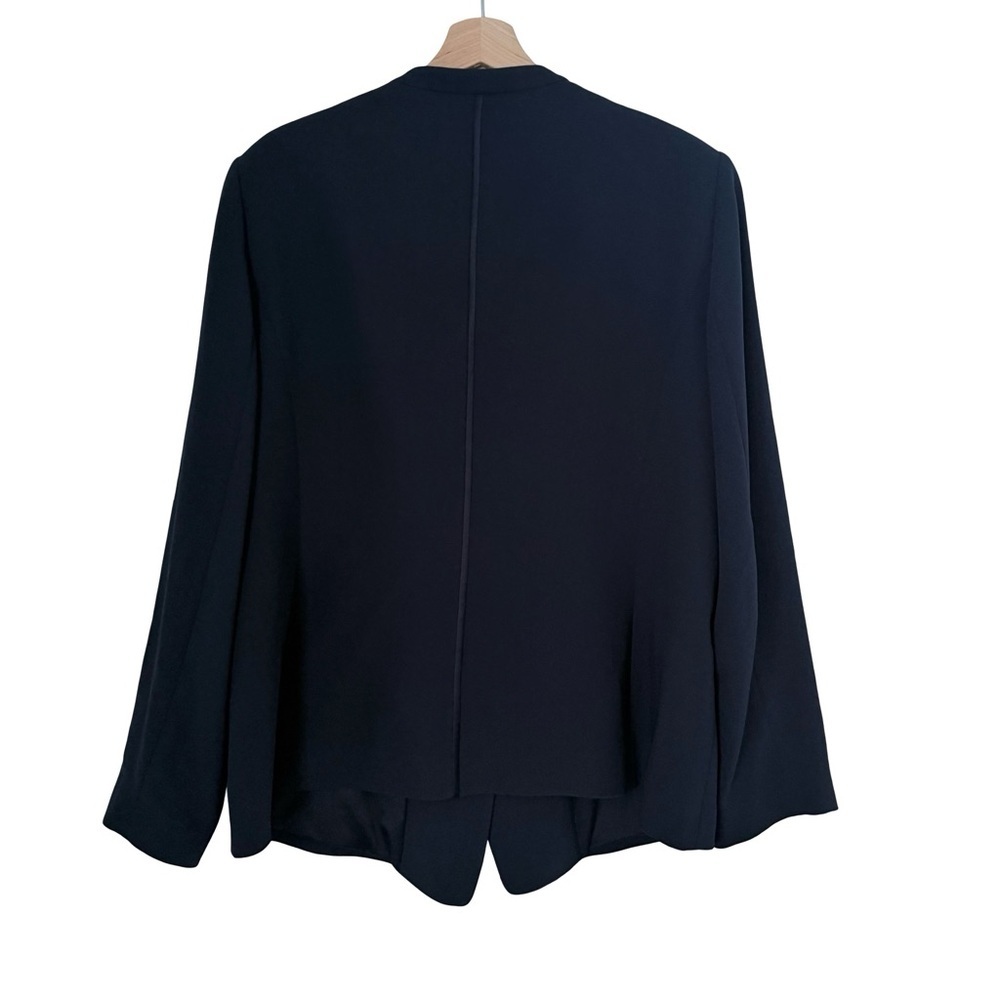 Lafayette 148 Navy One Button Blazer Jacket Sz 18 - Picture 2 of 6